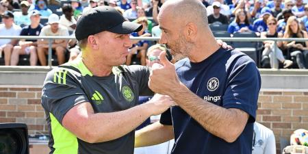 Celtic boss Brendan Rodgers warns Enzo Maresca managing Leicester can't compare to the pressures of being in charge at Chelsea