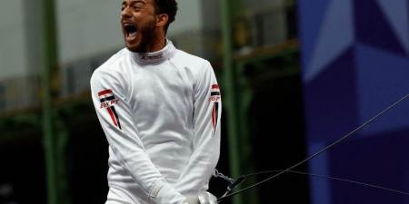 محمد السيد يحصد الميدالية الأولى لمصر بأولمبياد باريس ببرونزية "المبارزة"