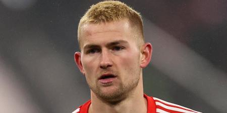 Fans are left stunned at Bayern Munich's BIZARRE social media post for Manchester United-bound Matthijs de Ligt - as Dutchman flies to England ahead of completing £43m transfer