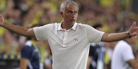 Jose Mourinho is BOOKED 20 minutes into his first league game in charge of Fenerbahce - as fans call on the Special One to 'never change'