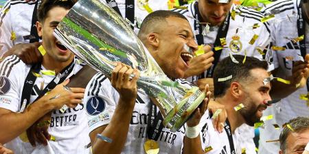 Real Madrid 2-0 Atalanta - UEFA Super Cup RECAP: All the reaction as Kylian Mbappe nets on debut as Los Blancos win trophy for a record sixth time