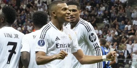 A dream debut! Kylian Mbappe scores his first Real Madrid goal against Atalanta after Jude Bellingham's slick assist and lifts the UEFA Super Cup in perfect start to life in Spain