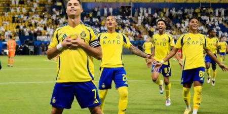 رونالدو يقود النصر للفوز بثنائية نظيفة على الوحدة في الدوري السعودي