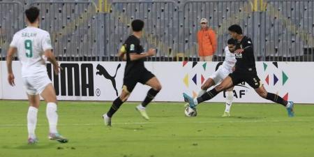 التعادل السلبي يسيطر على مباراة الزمالك والمصري في الكونفدرالية