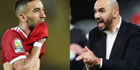 الركراكي: "زياش أعطى الكثير للمغرب وعندما سيستعيد مستواه سيعود إلى المنتخب"