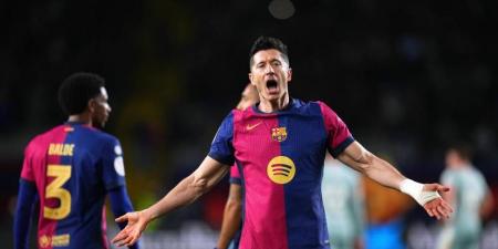 رسميا/ برشلونة يستعيد خدمات ليفاندوفسكي ضد الإنتر مع غياب كوندي وبالدي