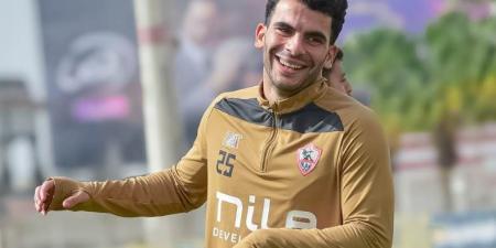 زيزو يخوض تدريبات فردية في مران الزمالك