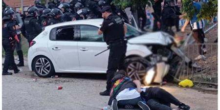 إصابة حوالي 13 شخصا في حادث دهس جماعي "خطير" قرب ملعب "كورنيا إل بارت" يُسبب في توقيف مباراة إسبانيول وبرشلونة!