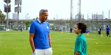 هاني رمزي يستقبل لاعب المشروع القومي المحترف بالدوري الإسباني تحت 15 عام