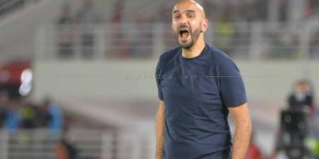 الركراكي: "تجريب اللاعبين قلّل من الانسجام لكن المهم هو الفوز"