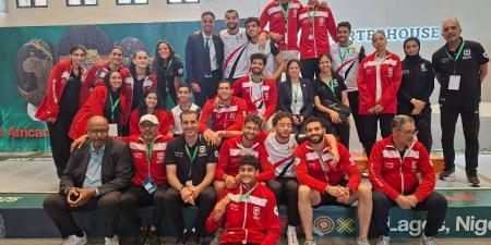 مصر تحصد ذهبية الفرق ببطولة إفريقيا لسلاح السيف بعد الفوز على تونس