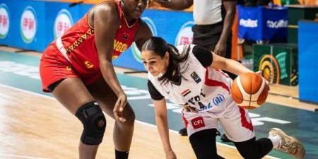 ميرال أشرف تتعرض لإصابة في مباراة منتخب مصر لسلة السيدات أمام أنجولا