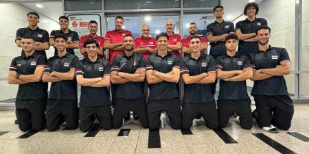 منتخب شباب الطائرة يغادر إلى الصين للمشاركة في بطولة العالم