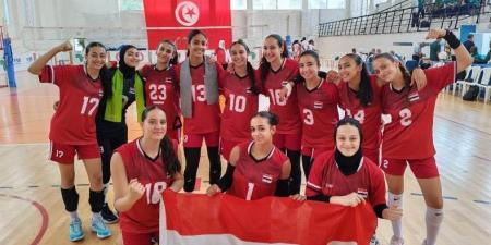 ناشئات مصر للطائرة يفتتحن مشوارهن في بطولة إفريقيا بفوز على مدغشقر