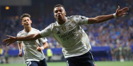 مبابي يقود ريال مدريد لتحقيق الفوز الثاني تواليا في "الليغا"
