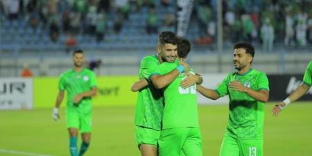 المصري وحرس الحدود.. تيمين يسجل الهدف الأول "فيديو"