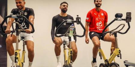 تدريبات بدنية لمنتخب مصر استعدادًا لمواجهة بوركينا فاسو
