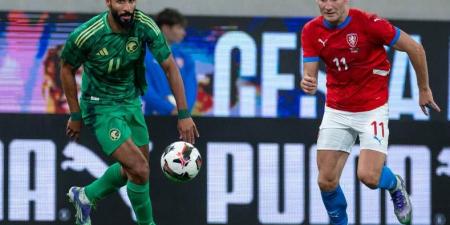 منتخب السعودية يتعادل مع التشيك في مباراة ودية