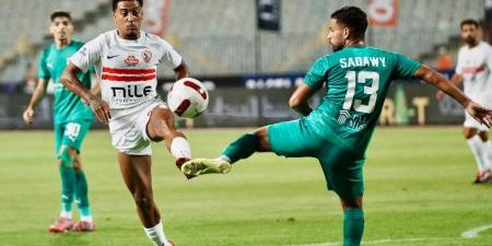 عبد الله السعيد يُسجل الهدف الثالث للزمالك في مرمى المصري "فيديو"