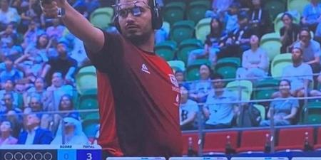 عمر خالد يحصد المركز السادس ببطولة كأس العالم للرماية بالصين