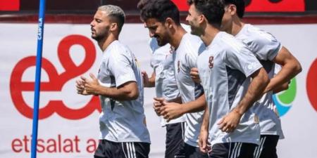 الأهلي يواصل استعداداته لمواجهة الزمالك في قمة دوري نايل