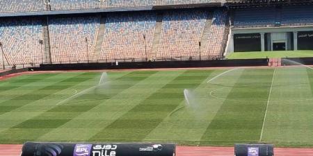 استعدادات ستاد القاهرة لاستقبال قمة الأهلي والزمالك "صور"