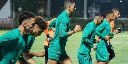 المنتخب المغربي يواصل تحضيراته بإجراء حصة تدريبية جديدة استعدادا لمواجهة البحرين