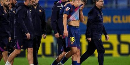 9 إصابات تضرب برشلونة قبل الكلاسيكو أمام ريال مدريد