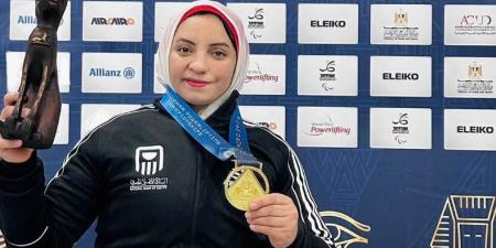 ريحاب رضوان: ذهبية بطولة العالم مجرد بداية وهدفي تحقيق ميدالية في بارالمبياد لوس انجلوس