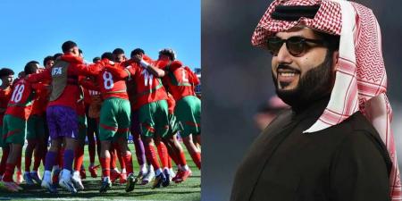 تركي آل شيخ بعد تأهل الأشبال إلى نهائي المونديال: "الرياضة المغربية دائما ترفع رؤوس العرب عاليا"