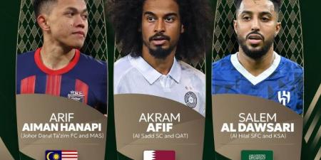 من يحصد لقب أفضل لاعب في آسيا 2025؟ سالم الدوسري وأكرم عفيف وجها لوجه