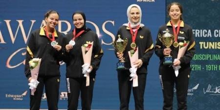 سيطرة مصرية على ميداليات بطولة إفريقيا لتنس الطاولة بتونس