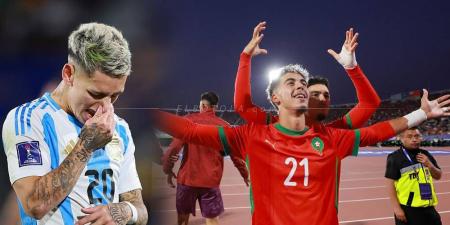 المنتخب المغربي ينهي 42 سنة من الصمود للأرجنتينيين ويصبح أول منتخب يسقط "التانغو" في نهائي مونديال الشباب
