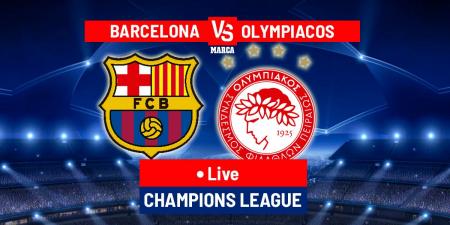 Barcelona vs Olympiacos LIVE: Team news and latest updates - Champions League 25/26
