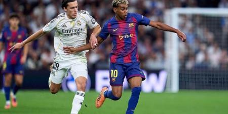 رقم سلبي للامين يامال في خسارة برشلونة أمام ريال مدريد بالكلاسيكو