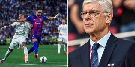 فينغر: "'الكلاسيكو' كان أشبه بمباراة بين رجال وأطفال"