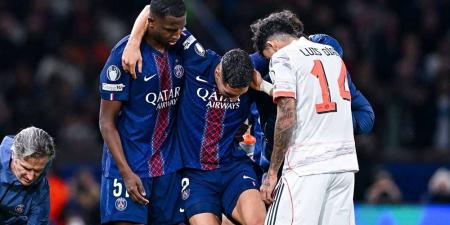 ليلة سوداء لسان جيرمان في دوري الأبطال.. حامل اللقب ينهزم في عقر داره أمام البايرن (1-2) وإصابة حكيمي وديمبيلي