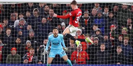 تشكيل مباراة مانشستر يونايتد وتوتنهام في الدوري الإنجليزي