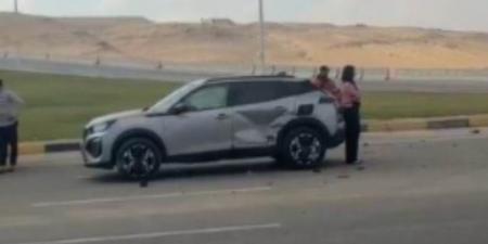 حادث سير مروع لطاقم تحكيم مباراة بالم هيلز وإنبي في الدوري النسائي.. "خاص"