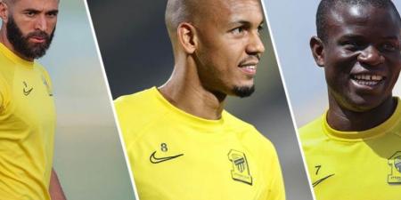الاتحاد يحدد موعد الحسم في مستقبل بنزيما وكانتي وفابينيو