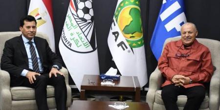 أبو ريدة يستقبل أشرف صبحي وزير الرياضة لمناقشة دعم المنتخبات القومية