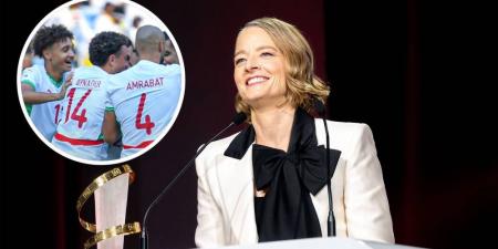 جودي فوستر (ممثلة أمريكية): "كنتُ أفكر كثيرا في زيارة المغرب خصوصا مع وجود لاعبين موهوبين في بلدكم"