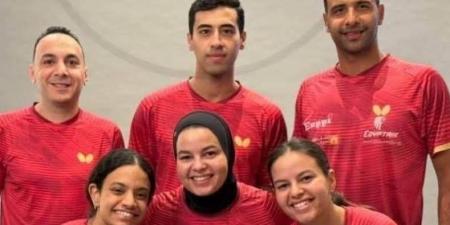 منتخب تنس الطاولة يخسر من هونج كونج ببطولة العالم للفرق المختلطة