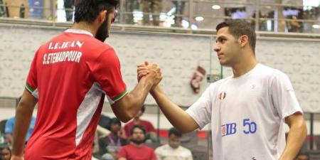 مصر تهزم إيران في افتتاح مشوارها بكأس العالم للإسكواش للفرق بالهند