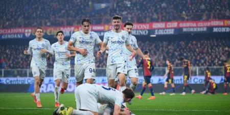 إنتر ميلان يعود لصدارة الدوري الإيطالي بعد الفوز على جنوى