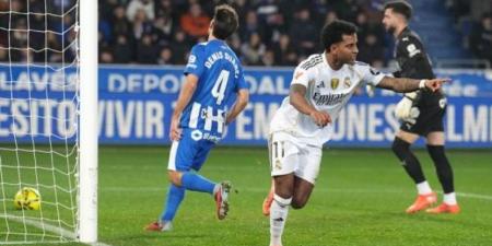 ريال مدريد يحقق فوزًا مثيرًا على ألافيس في الدوري الإسباني 2025-2026