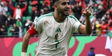رياض محرز يصبح الهداف التاريخي للجزائر في كأس أمم إفريقيا