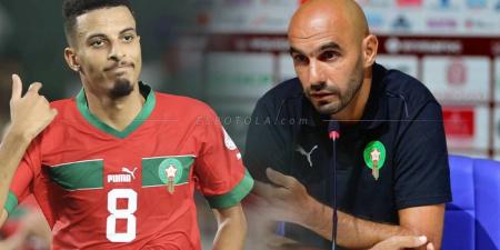 الركراكي: "أوناحي لاعب يجعل المنتخب المغربي قويا حين يكون في مستواه"