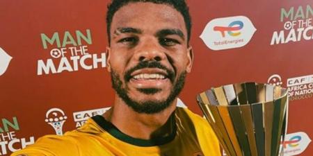 مهاجم جنوب إفريقيا: نثق في أنفسنا وجاهزون لمواجهة منتخب الفراعنة