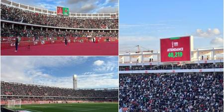"كان المغرب"/ أزيد من 40 ألف متفرج حضروا لمتابعة مباراة مصر وجنوب أفريقيا في ملعب أكادير الكبير